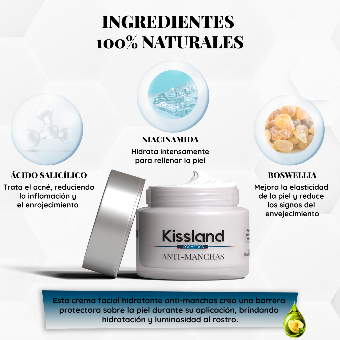 Crema Antimanchas con Niacinamida y Ácido Salicílico 50 ml