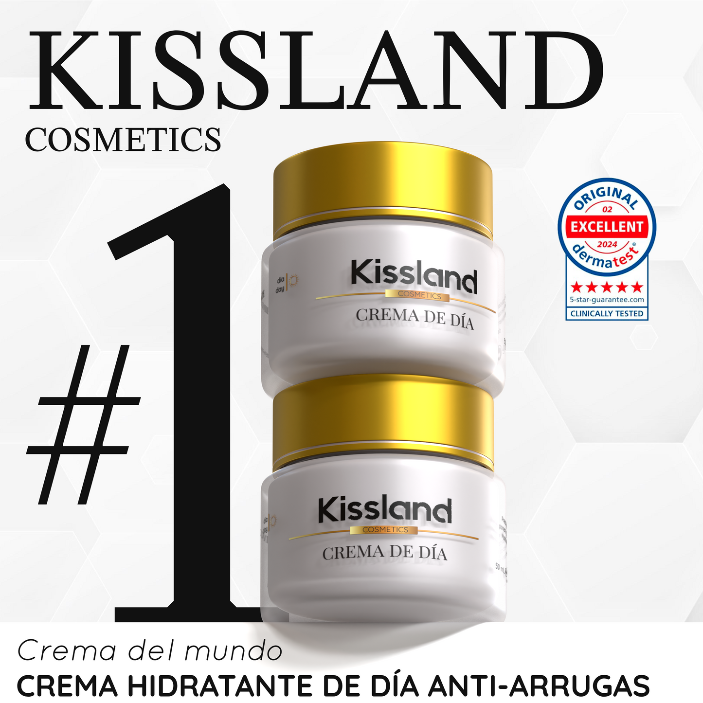 Crema de Día con Ácido Hialurónico Puro + Vitamina E 50 ml