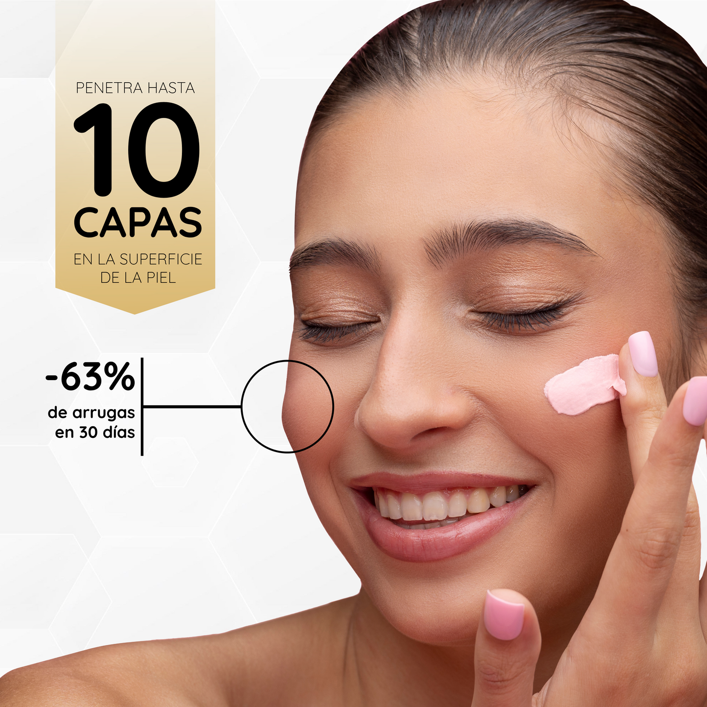 Crema de Día con Ácido Hialurónico Puro + Vitamina E 50 ml