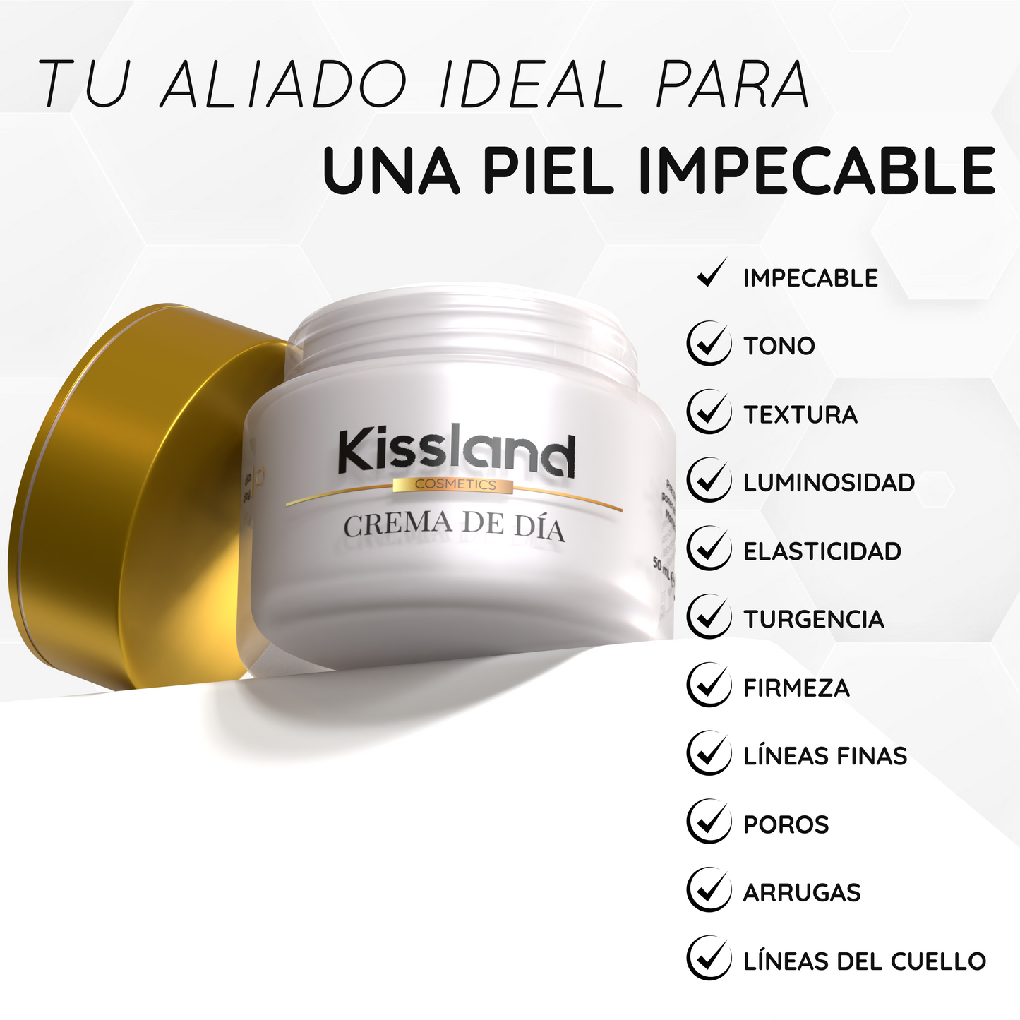 Crema de Día con Ácido Hialurónico Puro + Vitamina E 50 ml
