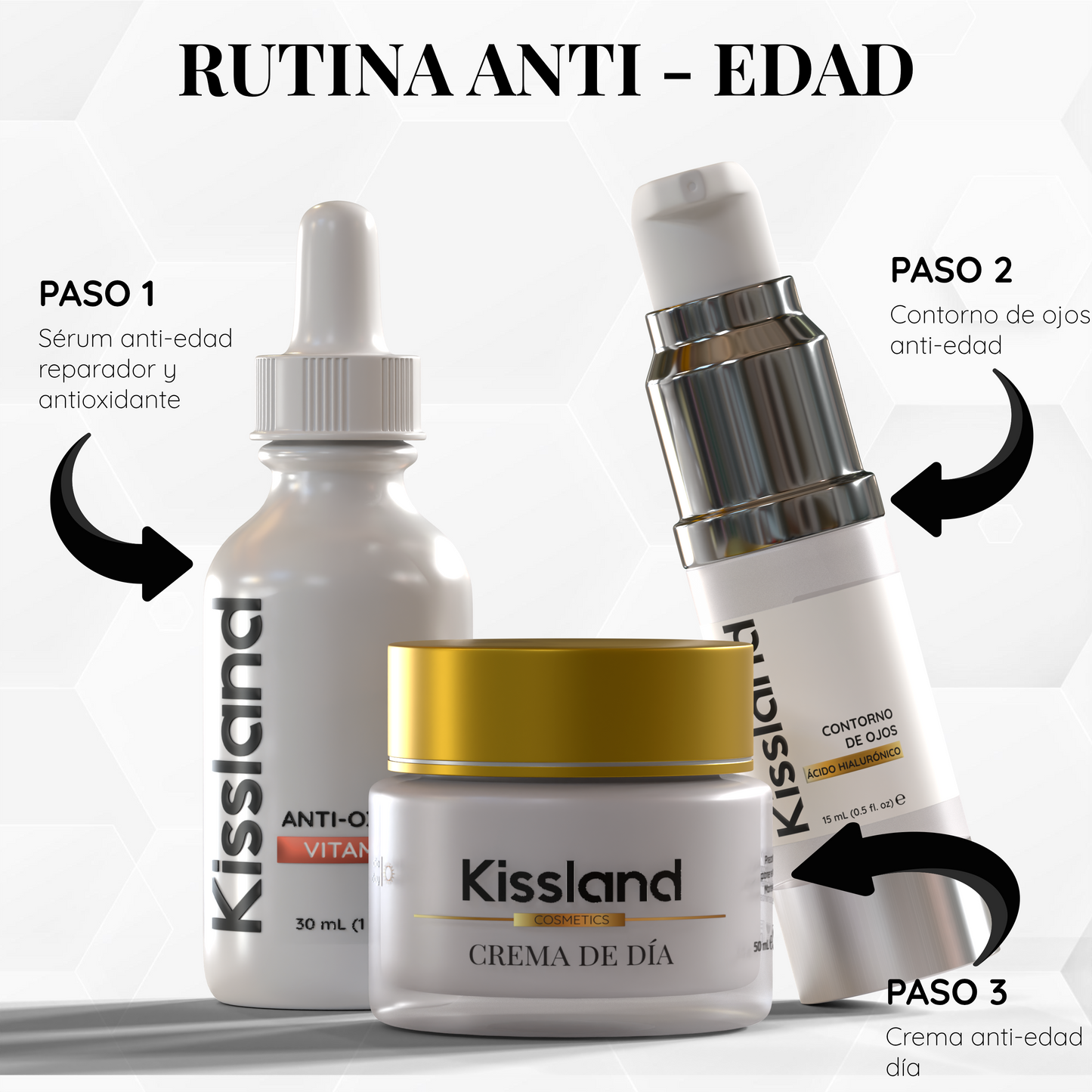 Crema de Día con Ácido Hialurónico Puro + Vitamina E 50 ml