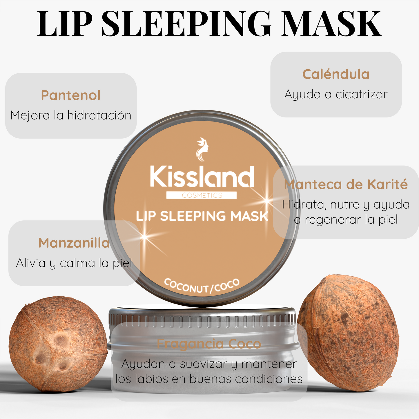 Lip Sleeping Mask Sabor Coco 15g