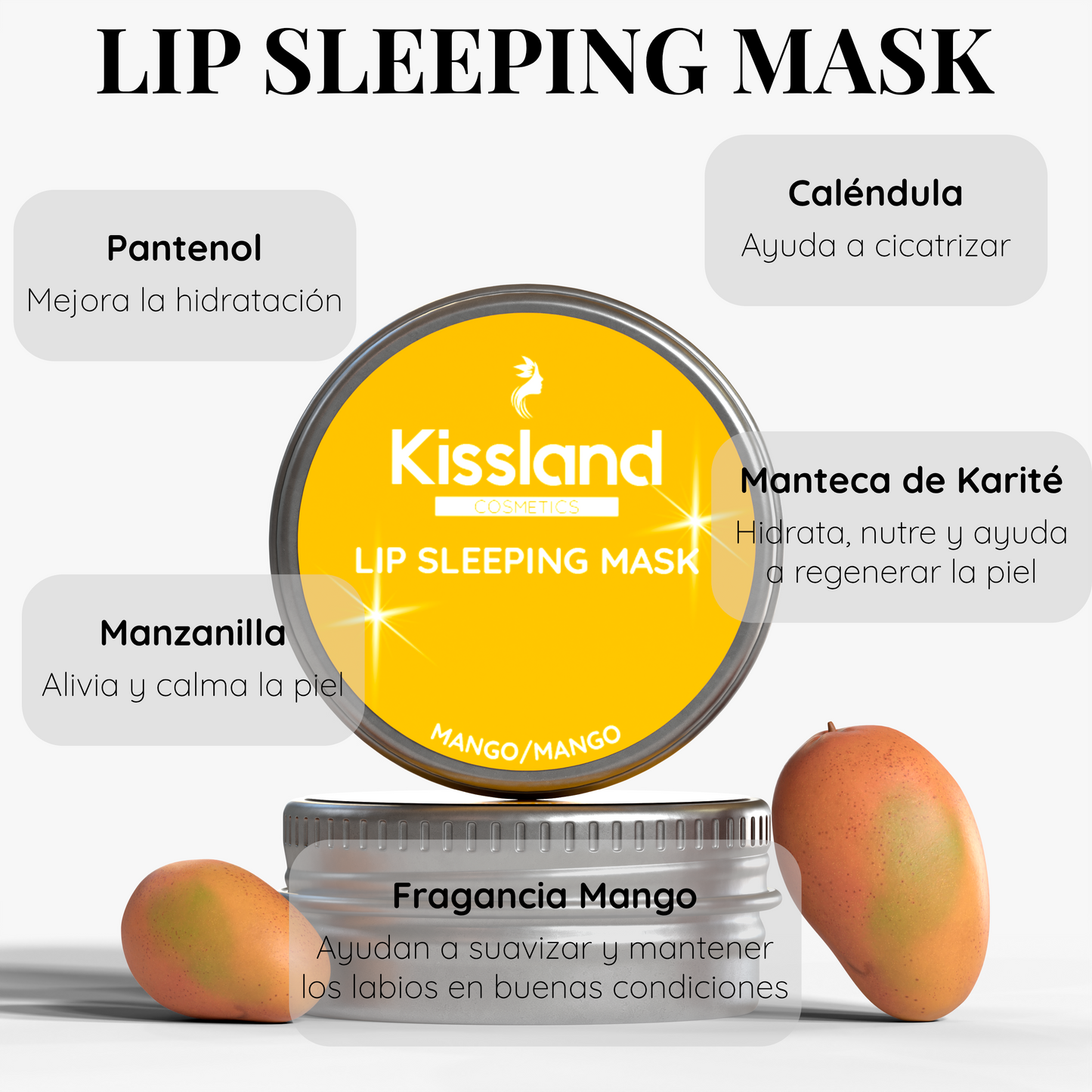 Lip Sleeping Mask Reparador Labial Sabor Mango 15g