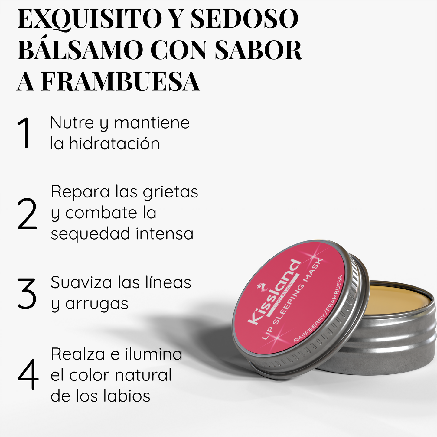 Lip Sleeping Mask Reparador Labial Sabor Frambuesa 15g