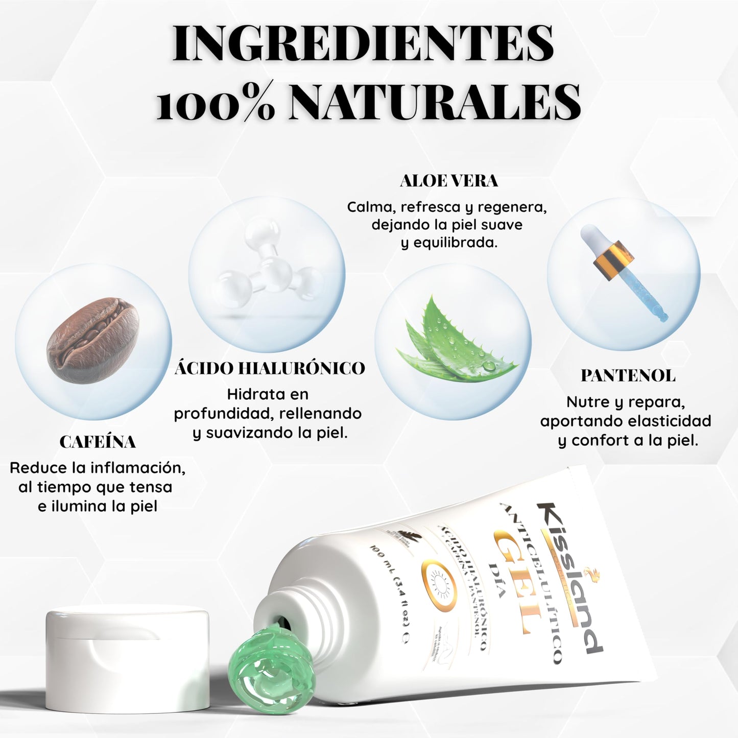 Crema Anticelulitica de Día para Reducir Celulitis de Piernas y Gluteos 100 ml