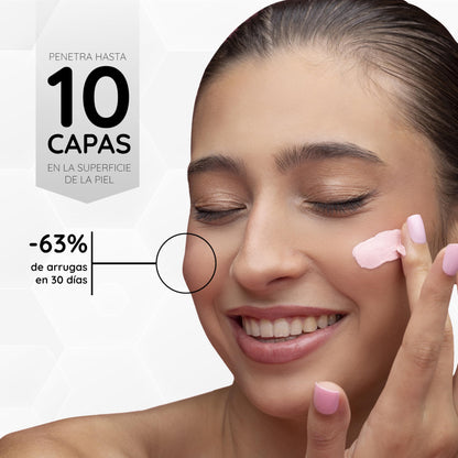 Crema de Noche con Ácido Hialurónico Puro + Pantenol (Provitamina B5) 50 ml
