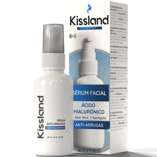 Serum Facial Antiarrugas con Ácido Hialurónico Puro, Aloe Vera y Astrágalo 60 ml