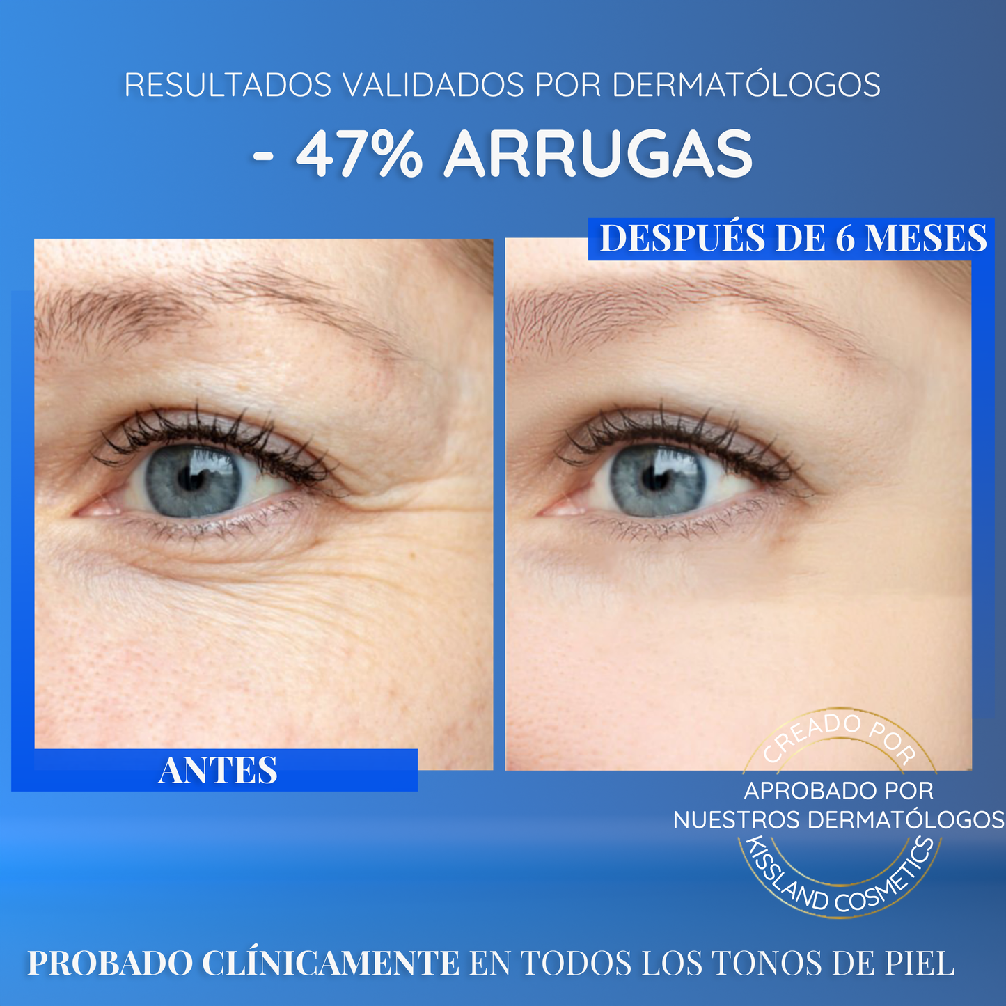 Serum Facial Antiarrugas con Ácido Hialurónico Puro, Aloe Vera y Astrágalo 60 ml