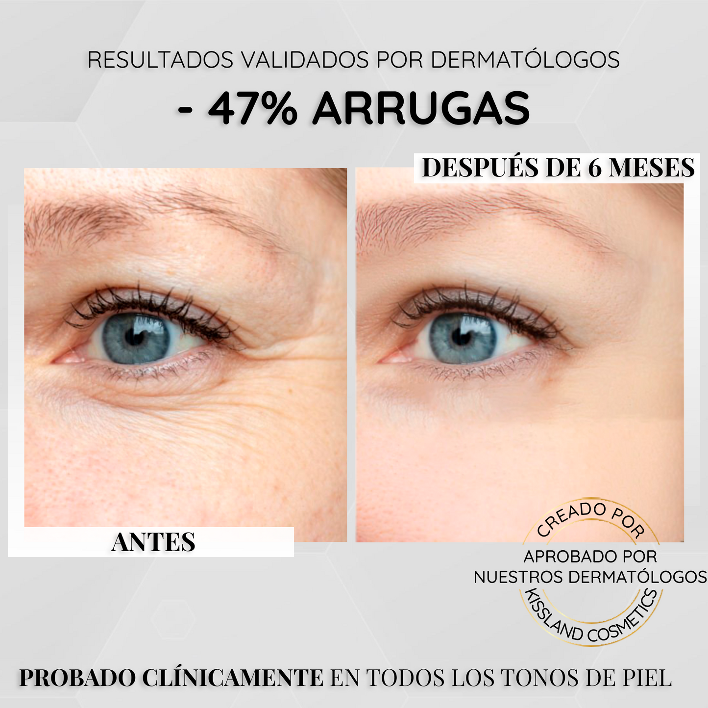 Serum Facial Antiarrugas con Ácido Hialurónico Puro, Aloe Vera y Astrágalo 60 ml
