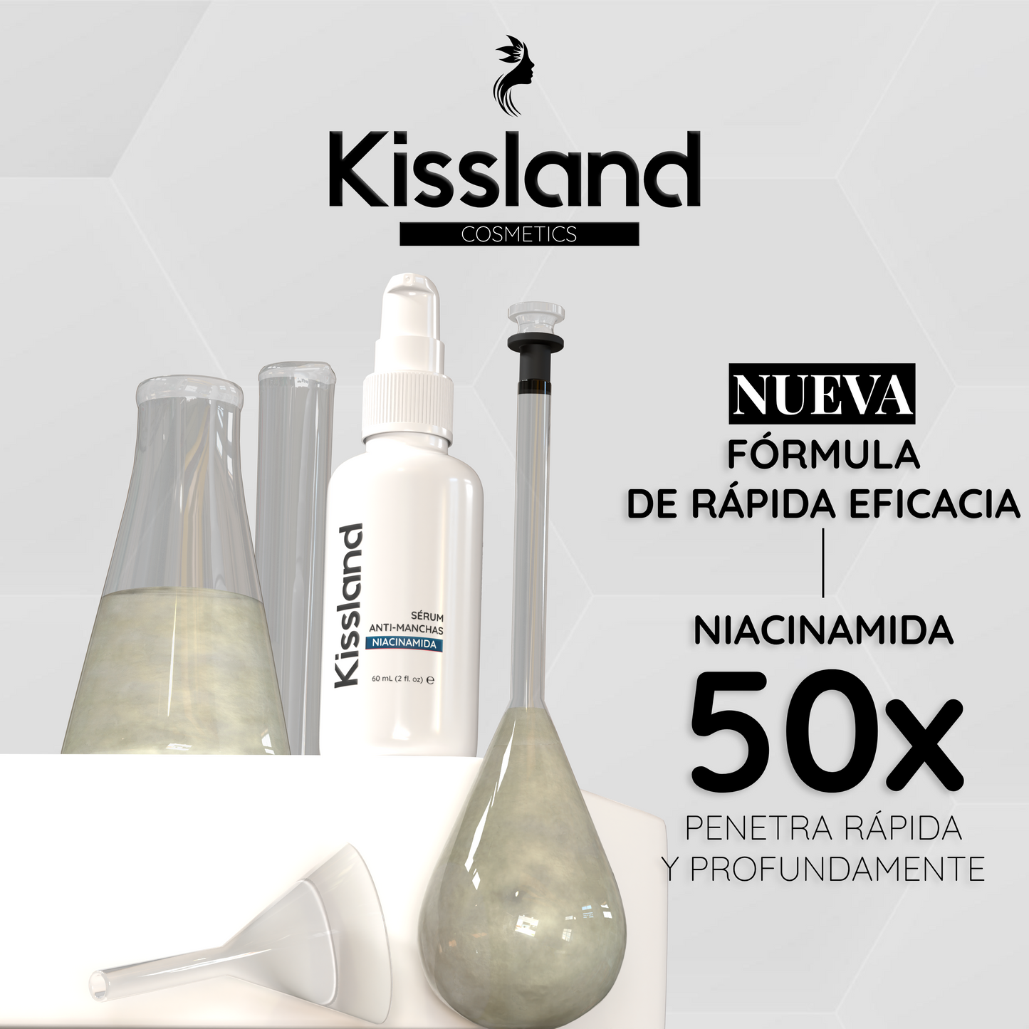 Serum Antimanchas Facial con Niacinamida Pura (Vitamina B3) y Ácido Salicílico 60 ml