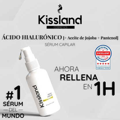 Serum Capilar con Ácido Hialurónico, Aceite de Jojoba y Pantenol (Provitamina B5) 60 ml