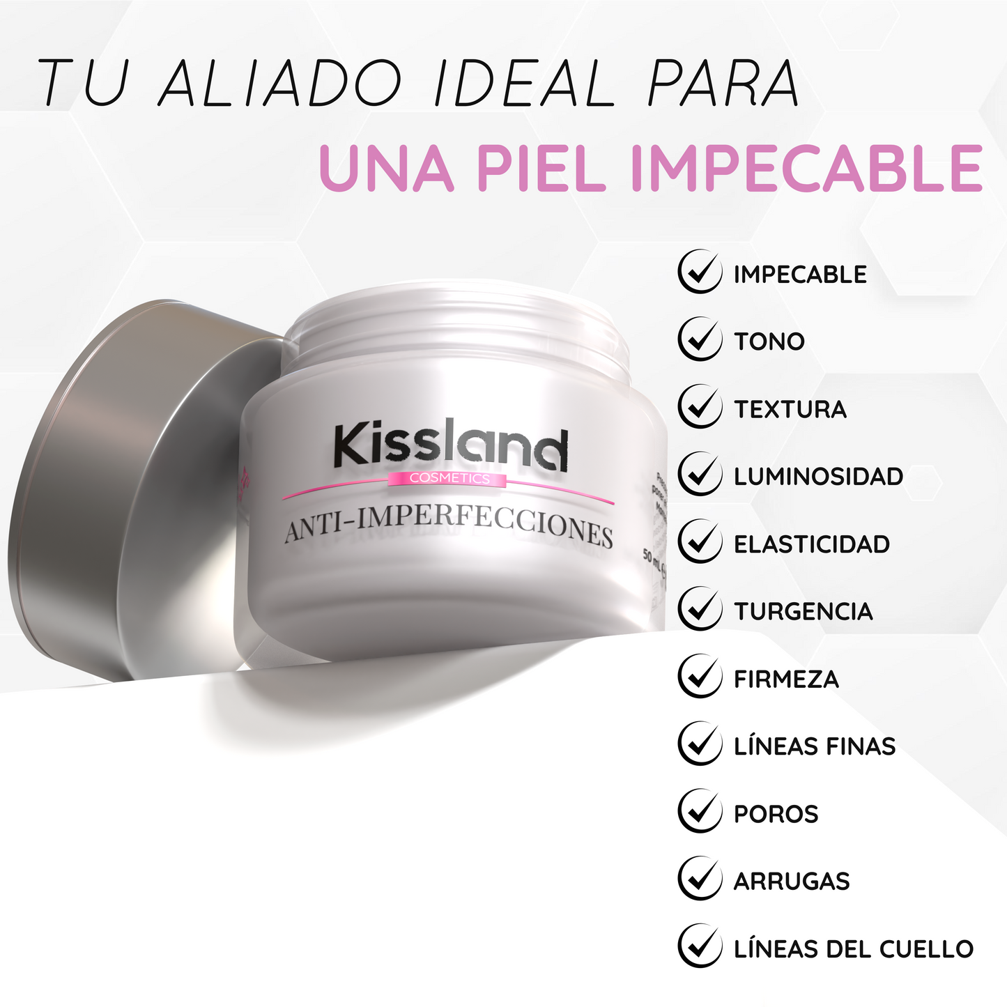 Crema Anti-Imperfecciones y Antiarrugas con Retinol, Cafeína y Elastina 50 ml