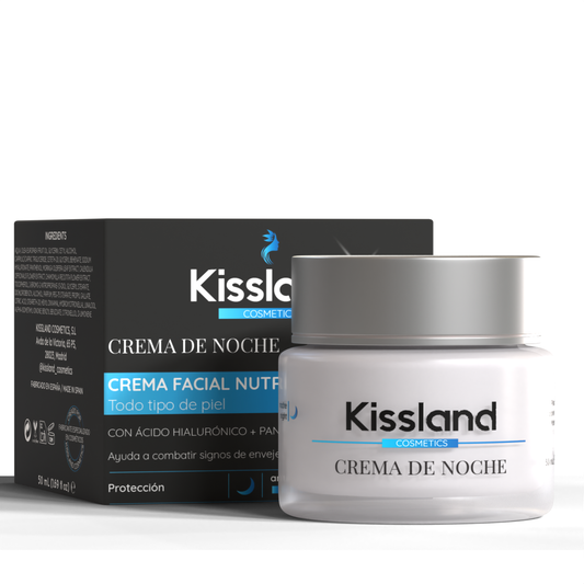 Crema de Noche con Ácido Hialurónico Puro + Pantenol (Provitamina B5) 50 ml
